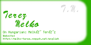 terez melko business card